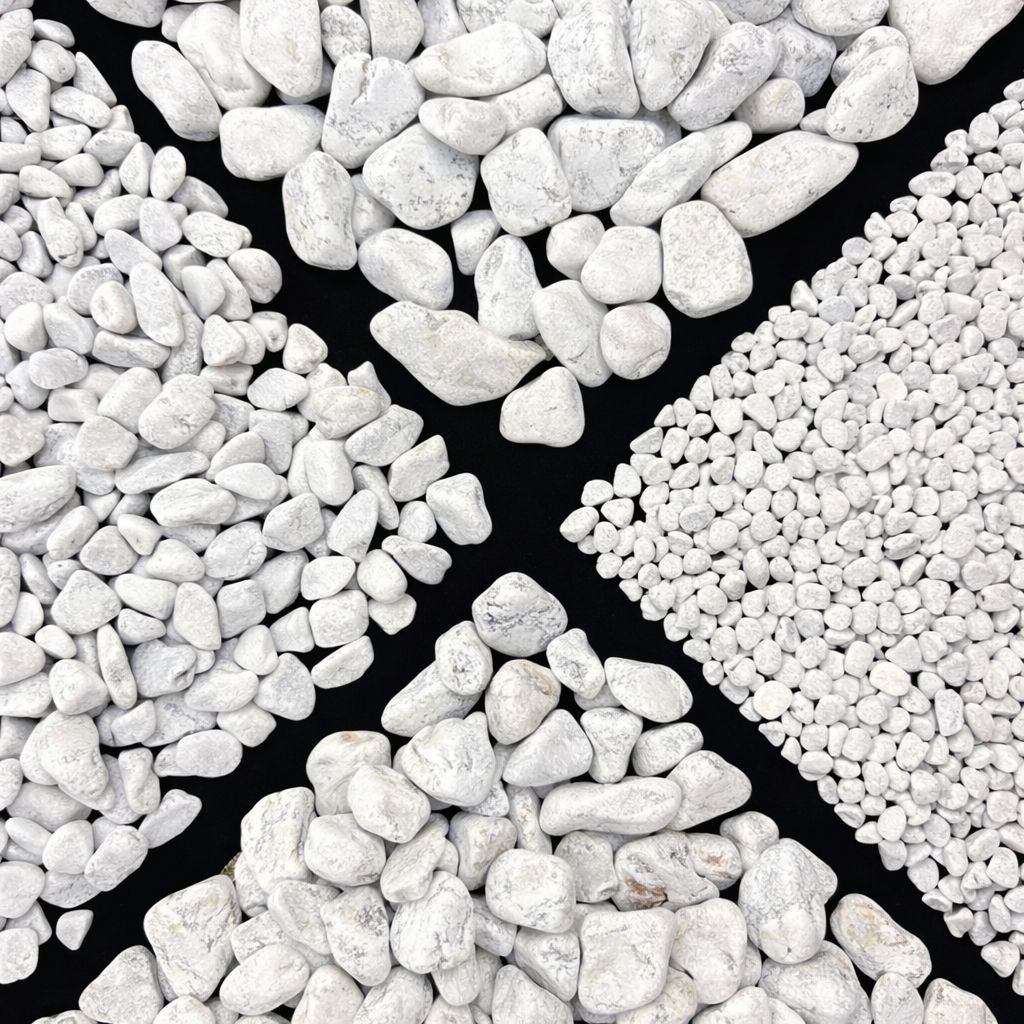 White Pebbles 18kg – 7-10cm (L)